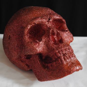 Sculpture intitulée "#Skull14" par Pio30, Œuvre d'art originale, Techniques mixtes