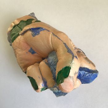 雕塑 标题为““Left Hand Positive”” 由Pio30, 原创艺术品, 石膏