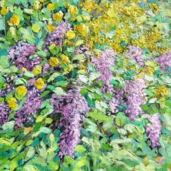 Картина под названием "Цветы" - Игорь Паутов, Подлинное произведение искусства