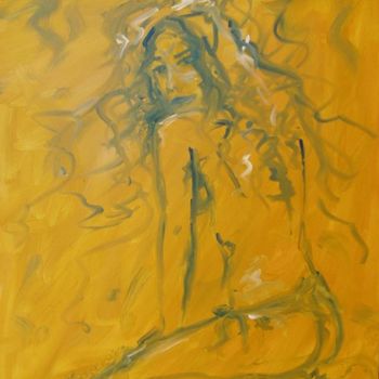 Painting titled "Oil figure scetch" by Piotr, Original Artwork