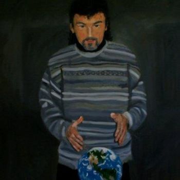 Картина под названием "the World slipped o…" - Piotr, Подлинное произведение искусства