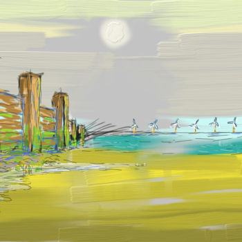 Digital Arts titled "llandullas-beachsig…" by Art, Original Artwork