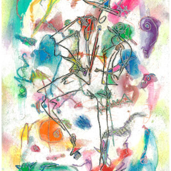 Картина под названием "In the free mood" - Pipit Yamamoto, Подлинное произведение искусства, Акрил
