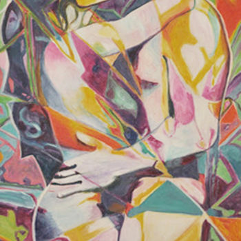 Картина под названием "amore2" - Kinga Bartos, Подлинное произведение искусства, Акрил
