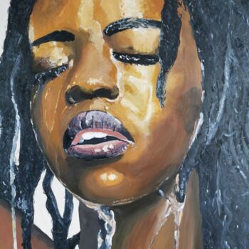 Peinture intitulée "Lauryn Hill" par Pistonae, Œuvre d'art originale, Huile