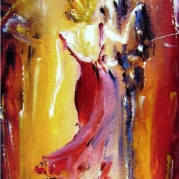 Painting titled "Romantic dance" by Pixi, Original Artwork