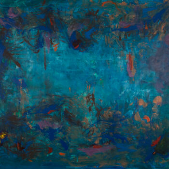 Картина под названием "Deep Ocean" - Pizolik, Подлинное произведение искусства, Акрил