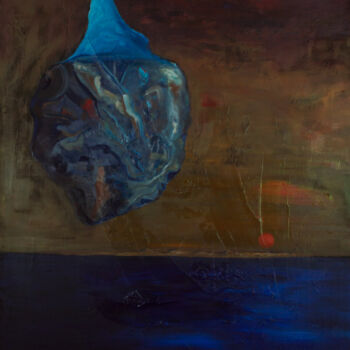 Painting titled "Iceberg" by Pizolik, Original Artwork, Acrylic