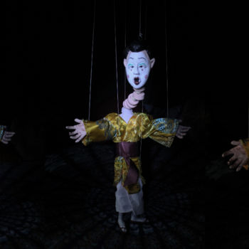 Scultura intitolato "Rokurokubi" da Patrick Jannin, Opera d'arte originale, Spiritualità e religione