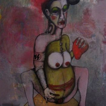 Painting titled "le candidat" by Patrick Jannin, Original Artwork