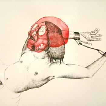 Zeichnungen mit dem Titel "Soumis4" von Patrick Jannin, Original-Kunstwerk, Andere