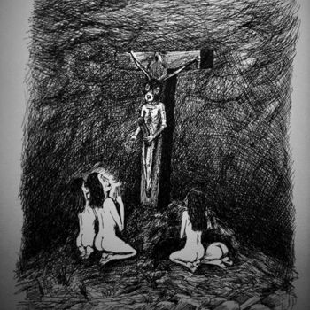 图画 标题为“Praise Your Lord” 由Patrick Jannin, 原创艺术品, 其他