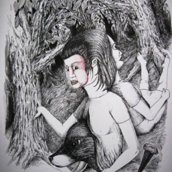 Disegno intitolato "Le Miel Sauvage de…" da Patrick Jannin, Opera d'arte originale, Altro