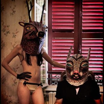Fotografie getiteld "Lady Deer & Lord Ra…" door Patrick Jannin, Origineel Kunstwerk