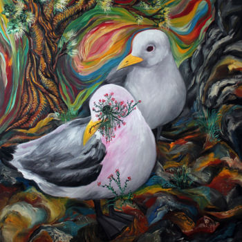 Malarstwo zatytułowany „Noli Me Tangere” autorstwa Patrick Jannin, Oryginalna praca, Akryl