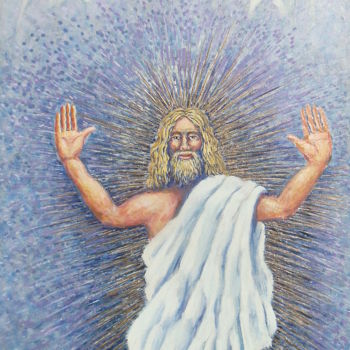 Pintura titulada "la transfiguration…" por Bob Du Sud, Obra de arte original, Oleo