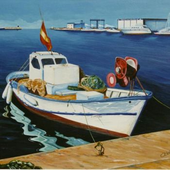Painting titled "LA BUSA" by Pepe, Original Artwork