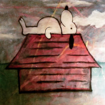 Painting titled "snoopy.jpg" by Rob Jackson, Original Artwork, Other