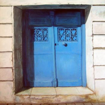 Pintura titulada "Azul" por Pluna, Obra de arte original, Oleo