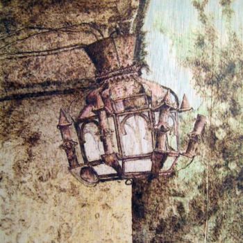 Pittura intitolato "Farol del molino" da Pluna, Opera d'arte originale, Olio