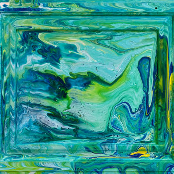 Painting titled "Cover Me In Marble" by Preston M. Smith (PMS), Original Artwork, Acrylic