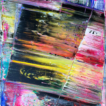 Painting titled "Oblique" by Preston M. Smith (PMS), Original Artwork, Acrylic