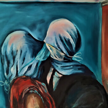 Картина под названием "SURREALISM PAINTING…" - Prosto Nastasya, Подлинное произведение искусства, Масло