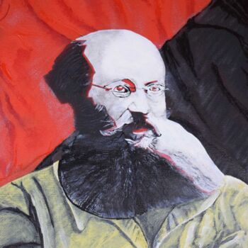 Schilderij getiteld "Der Anarchistische…" door Poeta Immortalis, Origineel Kunstwerk, Acryl