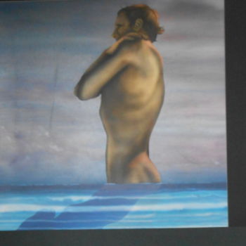 Schilderij getiteld "L'homme 1" door Christiane Poisson, Origineel Kunstwerk, Acryl