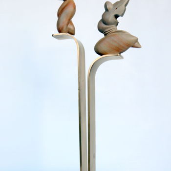 「Alto 2」というタイトルの彫刻 Didier Poissonによって, オリジナルのアートワーク