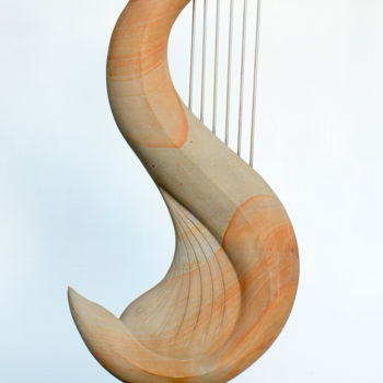 「Composition」というタイトルの彫刻 Didier Poissonによって, オリジナルのアートワーク, 金属