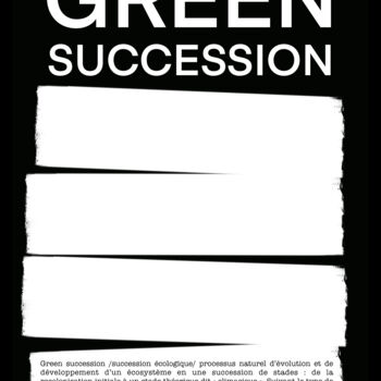 제목이 "Green succession"인 미술작품 Pol Attard로, 원작, 디지털 페인팅