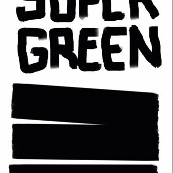 제목이 "Super Green white +…"인 미술작품 Pol Attard로, 원작, 디지털 페인팅