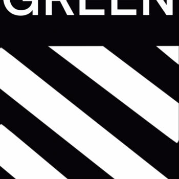 Pittura intitolato "Green Off" da Pol Attard, Opera d'arte originale, Pittura digitale