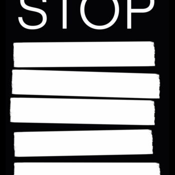 제목이 "Stop"인 미술작품 Pol Attard로, 원작, 디지털 페인팅
