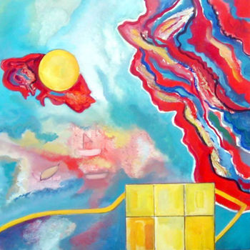 Pittura intitolato "Evolution 4" da Polina Todorova, Opera d'arte originale, Olio