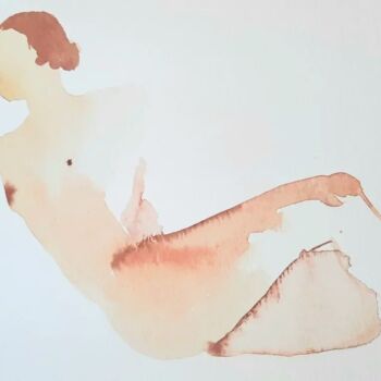 图画 标题为“Aphrodite” 由Polina Shibanova, 原创艺术品, 水彩