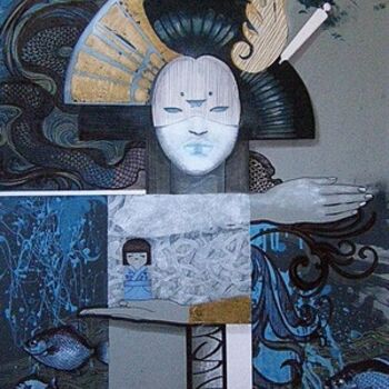 Рисунок под названием "Мотылек" - Полина Андронова, Подлинное произведение искусства
