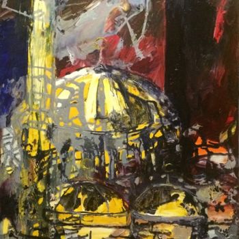 Картина под названием "Мечеть. Восточные с…" - Полина Заремба, Подлинное произведение искусства, Масло
