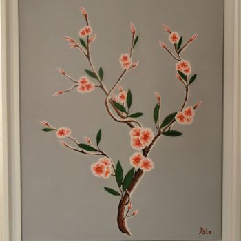 Painting titled "HANAMI" by Polo'S Paintings, Original Artwork, Acrylic