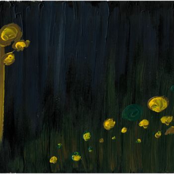 Картина под названием "Flowers are better…" - Maria Polunina, Подлинное произведение искусства, Акрил