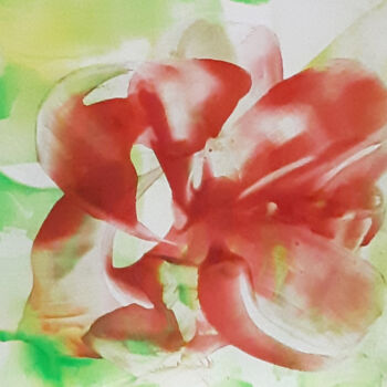 Pittura intitolato "Floral ACEO 3 piece…" da Poly, Opera d'arte originale, Cera