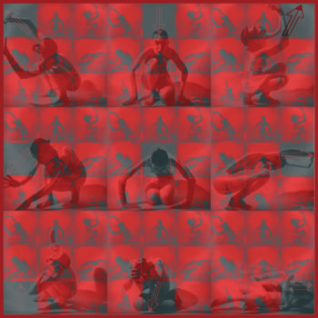 Fotografía titulada "Figure D" por Pootshee, Obra de arte original, Fotografía manipulada