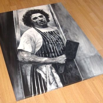 Painting titled "Marco Pierre White" by Paul Sabine, Original Artwork