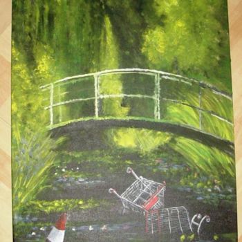 Painting titled "Show me the Monet" by Paul Sabine, Original Artwork