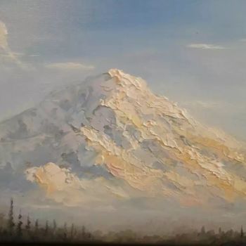 Painting titled "Mountain Landscape" by Pedro Portela, Original Artwork, Oil