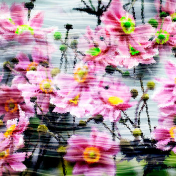 Digitale Kunst mit dem Titel "Blütenpracht Nr. 145" von Sigrid Gombert, Original-Kunstwerk, Digitale Malerei