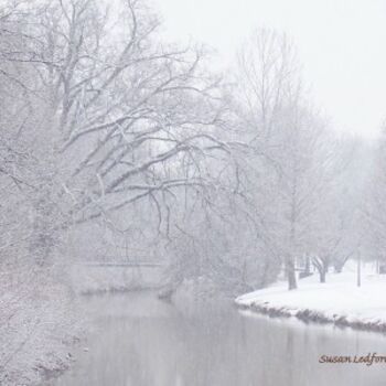 Photography titled "Winter Creek" by Susan Ledford, Original Artwork