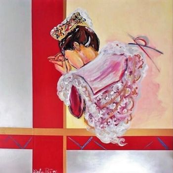 Peinture intitulée "Beauté Arlésienne" par Nicolas Postec, Œuvre d'art originale, Acrylique