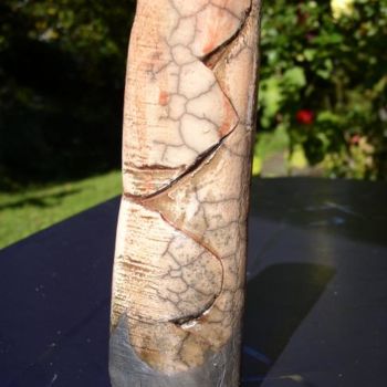 Художественная композиция под названием "Vase Raku6" - Johnluca, Подлинное произведение искусства, Аксессуары